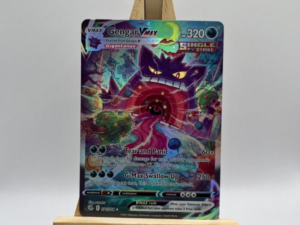 GENGAR VMAX
(ALTERNATE ART SECRET)
SWSH08: FUSION
STRIKE