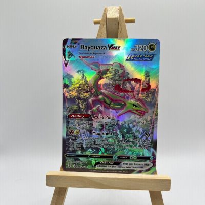 RAYQUAZA VMAX
(ALTERNATE ART SECRET)
SWSHO7: EVOLVING
SKIES (SWSH07)
