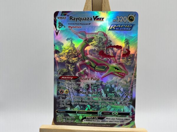RAYQUAZA VMAX
(ALTERNATE ART SECRET)
SWSHO7: EVOLVING
SKIES (SWSH07)