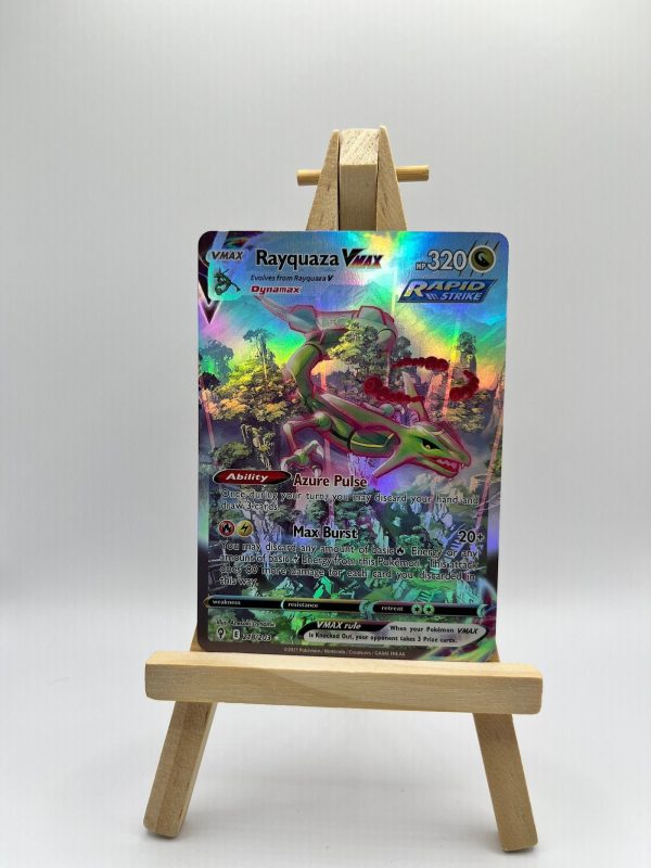 RAYQUAZA VMAX
(ALTERNATE ART SECRET)
SWSHO7: EVOLVING
SKIES (SWSH07)