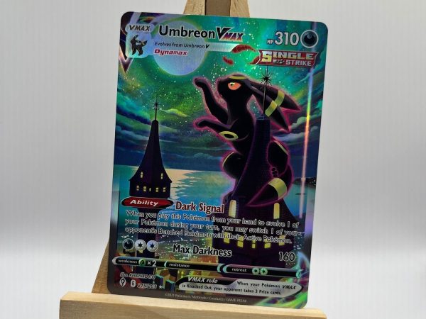 UMBREON VMAX
(ALTERNATE ART SECRET)
SWSHO7: EVOLVING
SKIES