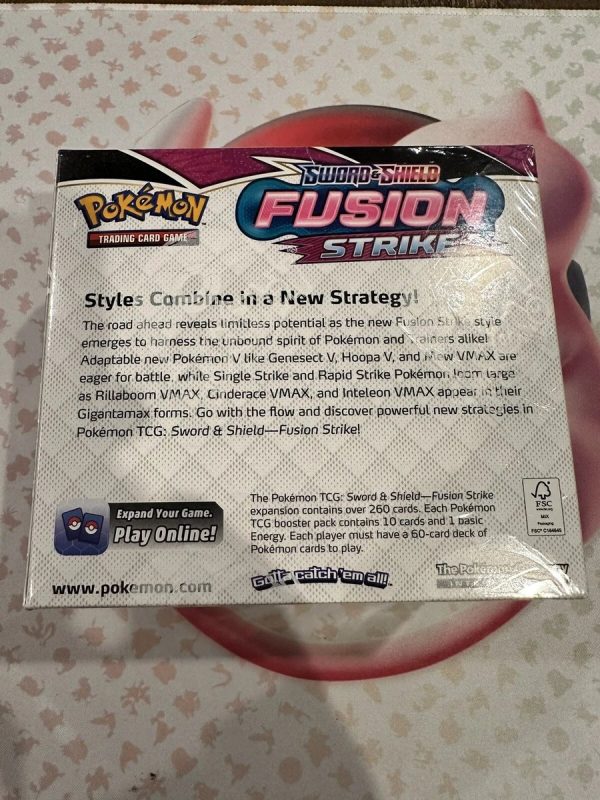 Pokemon TCG Fusion Strike
Booster Box 36 Packs Sword
& Shield New Factory Sealed