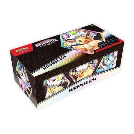 Pokémon TCG: Scarlet
& Violet-Prismatic
Evolutions Surprise
Box