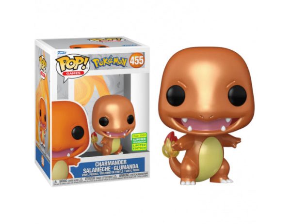 Pokémon – Charmander Metallic SDCC 2022 Summer Convention Exclusive Pop! Vinyl Figure #455